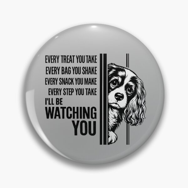 Item preview, Cavalier King Charles Spaniel Funny Dog - Treat Obsessed Velcro Dog designed and sold by KaurisDigital.