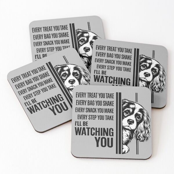 Item preview, Cavalier King Charles Spaniel Funny Dog - Treat Obsessed Velcro Dog designed and sold by KaurisDigital.