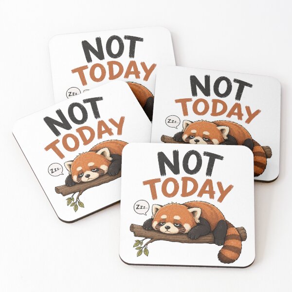Item preview, Not Today lazy Red Panda  designed and sold by Wiko08.