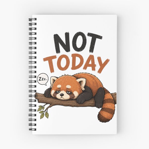 Item preview, Not Today lazy Red Panda  designed and sold by Wiko08.