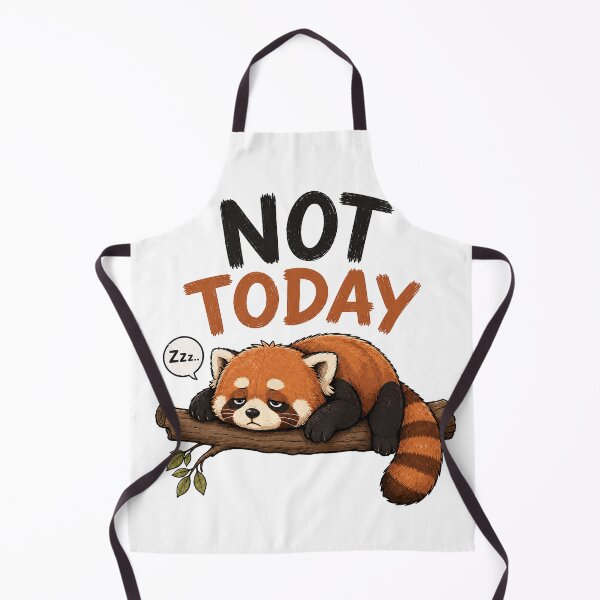 Item preview, Not Today lazy Red Panda designed and sold by Wiko08.