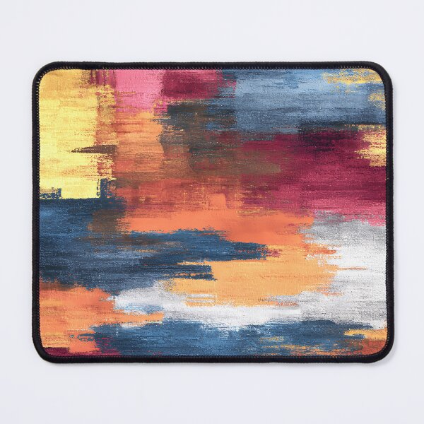 Item preview, Southwestern Sunset Over Desert Mountains Vibrant Abstract Art designed and sold by DEC02.