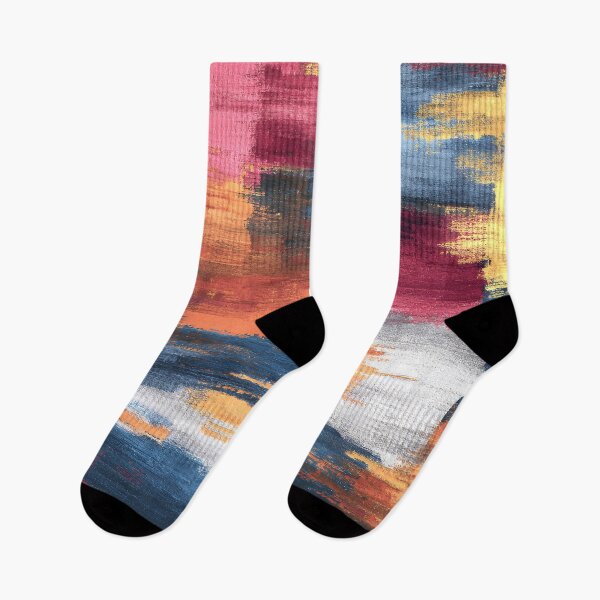 Item preview, Southwestern Sunset Over Desert Mountains Vibrant Abstract Art designed and sold by DEC02.