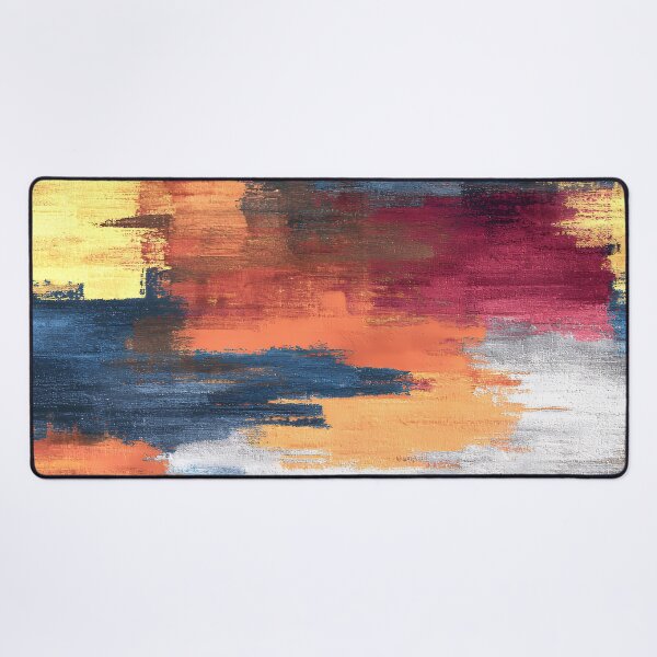 Item preview, Southwestern Sunset Over Desert Mountains Vibrant Abstract Art designed and sold by DEC02.