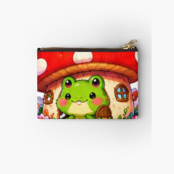 Item preview, Kawaii Frog Mushroom House designed and sold by DailyDoodlesBySumbul.