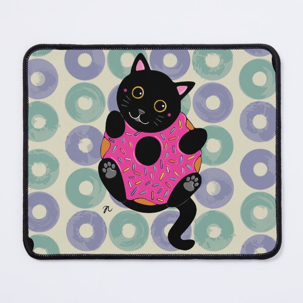 Item preview, Donut Time for Jinx designed and sold by elephantfeathercreative.