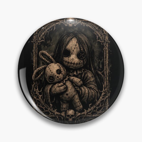 Item preview,  Evil Doll in Frame B. designed and sold by CrumbBumStudio.
