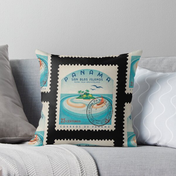 Item preview, San Blas Islands Panama Caribbean Postage Stamp Sticker designed and sold by stickercuffs.