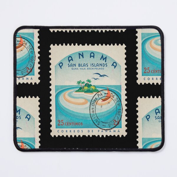 Item preview, San Blas Islands Panama Caribbean Postage Stamp Sticker designed and sold by stickercuffs.