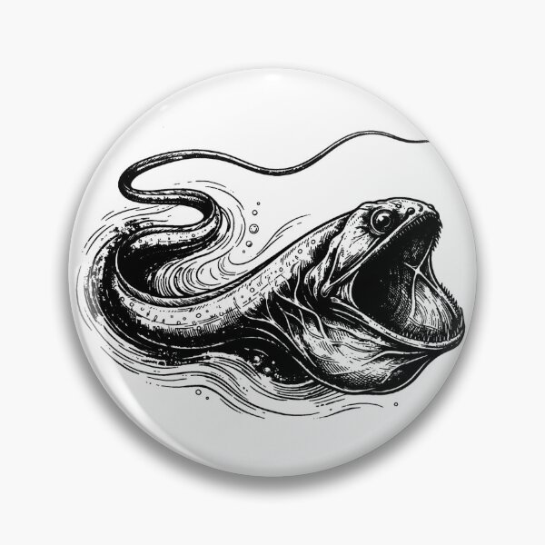 Item preview, Vintage Woodcut Pelican Eel Illustration designed and sold by DuckOddity.