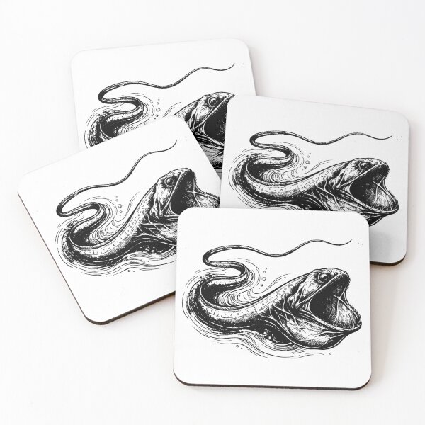 Item preview, Vintage Woodcut Pelican Eel Illustration designed and sold by DuckOddity.
