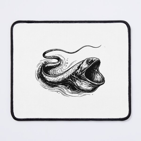 Item preview, Vintage Woodcut Pelican Eel Illustration designed and sold by DuckOddity.