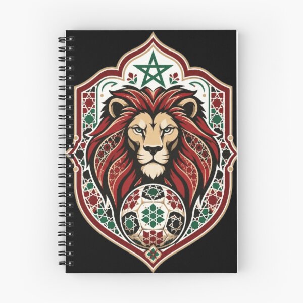 Item preview, Atlas Lion Moroccan Football Crest Vector Emblem designed and sold by Witty Moon.