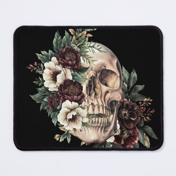 Item preview, Floral Skull designed and sold by Right-Brain.