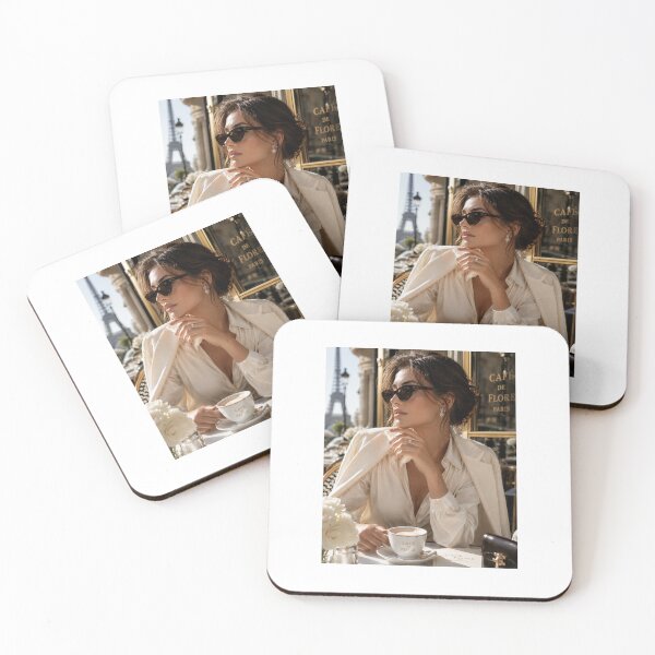 Item preview, Morning at Café de Flore Paris – Luxury Lifestyle Editorial Art Print designed and sold by marianka91.