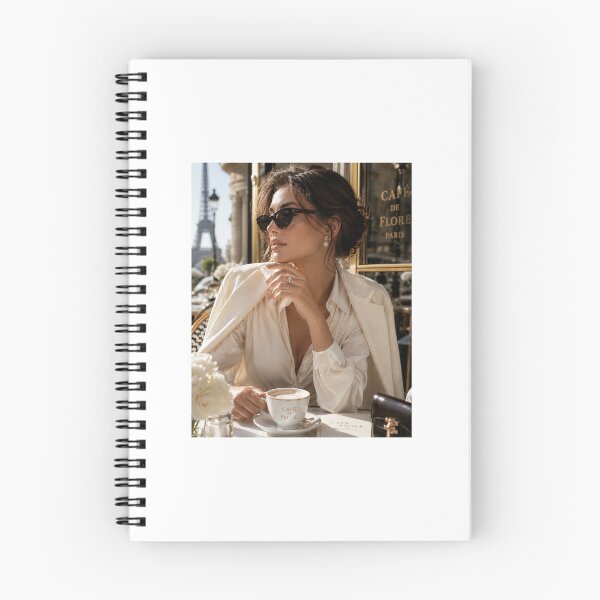 Item preview, Morning at Café de Flore Paris – Luxury Lifestyle Editorial Art Print designed and sold by marianka91.