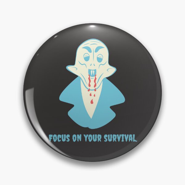 Item preview, Funny Nosferatu Survival Humor Illustration Blue Edition designed and sold by beboplab.