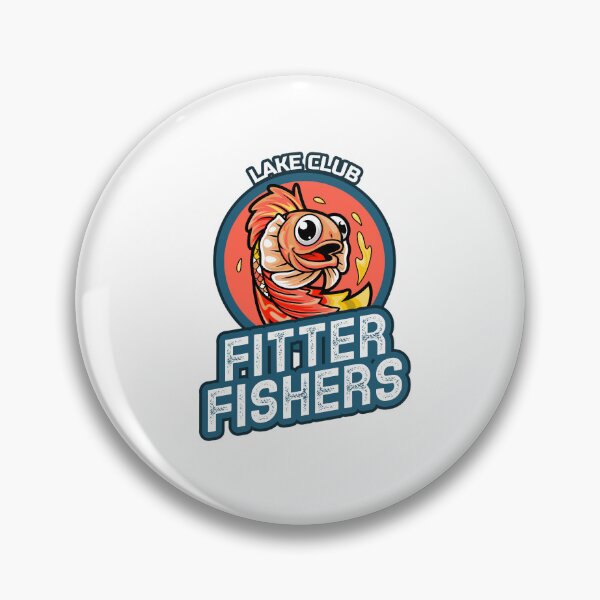 Item preview, Lake Club Bitter Fishers Cute Cartoon Fish designed and sold by AhinoraArtShop.