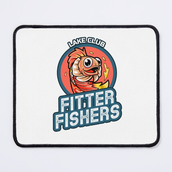 Item preview, Lake Club Bitter Fishers Cute Cartoon Fish designed and sold by AhinoraArtShop.