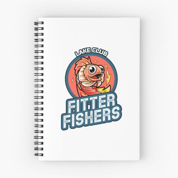 Item preview, Lake Club Bitter Fishers Cute Cartoon Fish designed and sold by AhinoraArtShop.