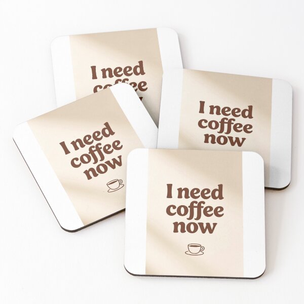 Item preview, I need coffee now designed and sold by carlsmart1.