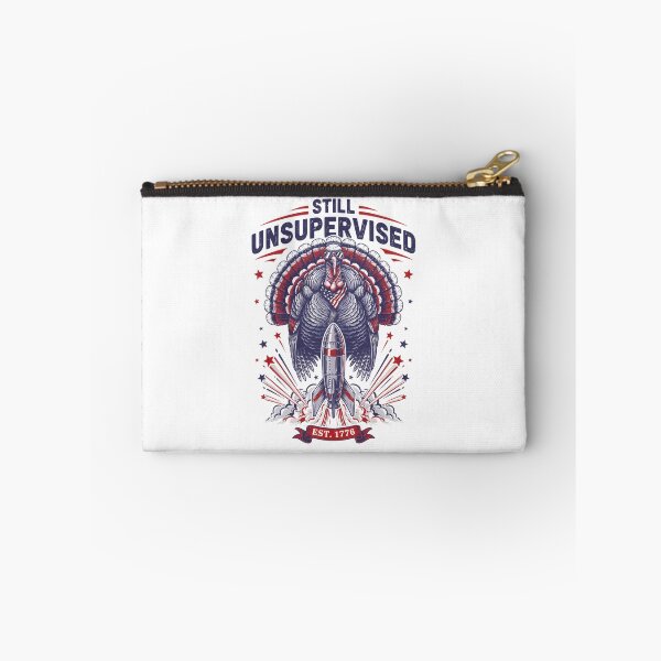Item preview, Still Unsupervised Patriotic Turkey Aviator Rocket Est 1776 Tee v2 designed and sold by DarylWelsh2024.