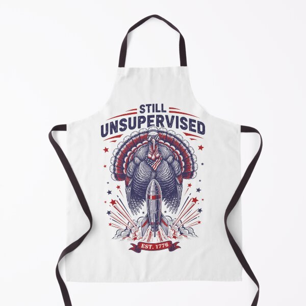Item preview, Still Unsupervised Patriotic Turkey Aviator Rocket Est 1776 Tee v2 designed and sold by DarylWelsh2024.