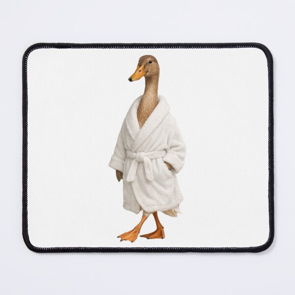 Item preview, Bathrobe Runner Duck designed and sold by Sillytoe.