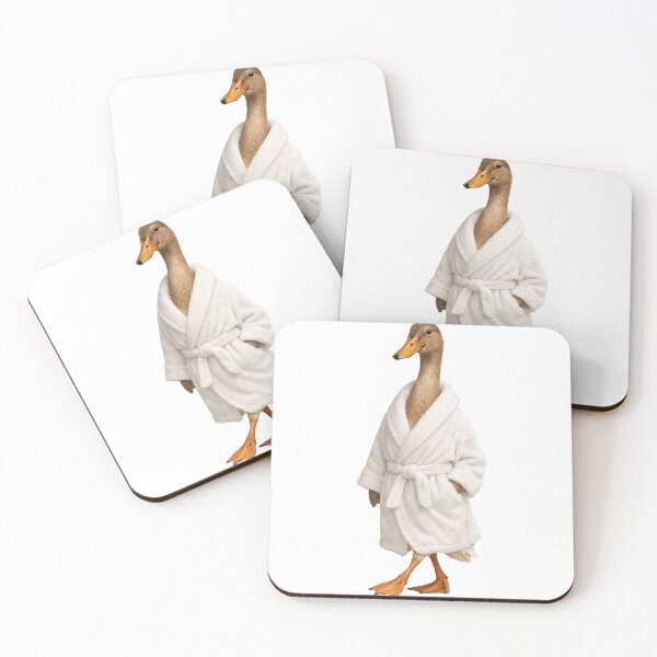 Item preview, Bathrobe Runner Duck designed and sold by Sillytoe.