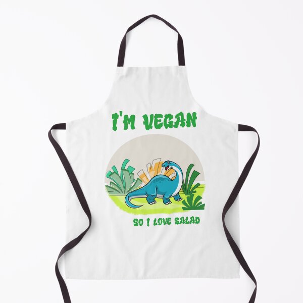 Item preview, Im Vegan So I Love Salad Dinosaur designed and sold by AhinoraArtShop.