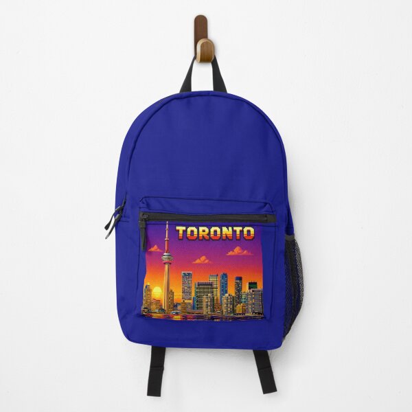 Item preview, Toronto Pixel Art – Retro Skyline Art | CN Tower Sunset Pixel Cityscape | 8-Bit Canada Artwork-Vintage. designed and sold by Kittcatking.