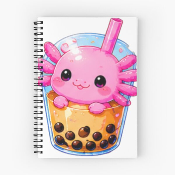 Item preview, Kawaii Axolotl Bubble Tea designed and sold by DailyDoodlesBySumbul.