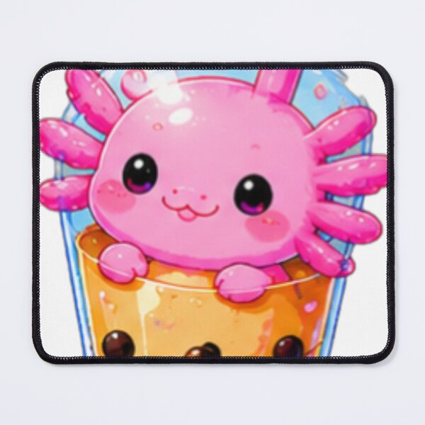 Item preview, Kawaii Axolotl Bubble Tea designed and sold by DailyDoodlesBySumbul.