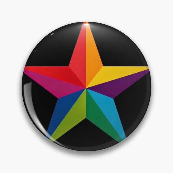 Item preview, Colourful star on a black background  designed and sold by carlsmart1.