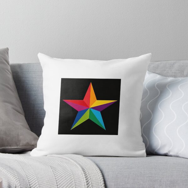 Item preview, Colourful star on a black background  designed and sold by carlsmart1.
