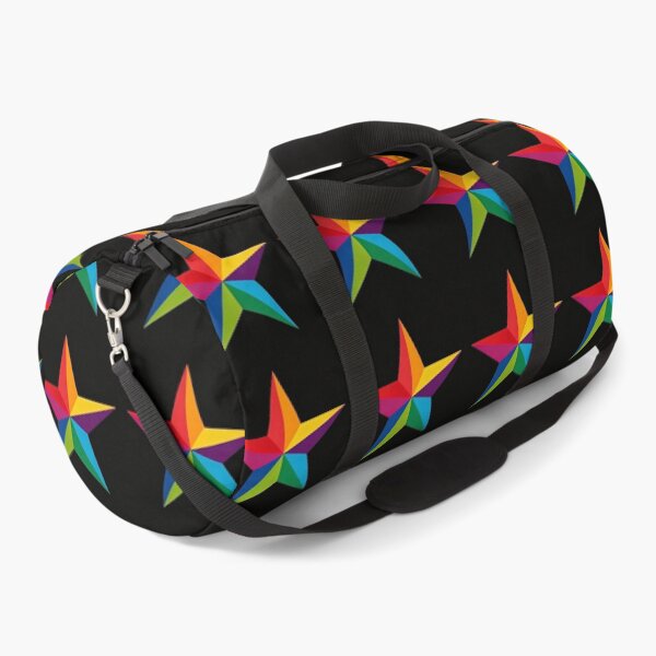 Item preview, Colourful star on a black background designed and sold by carlsmart1.