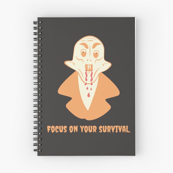 Item preview, Funny Nosferatu Survival Humor Illustration Orange Edition designed and sold by beboplab.