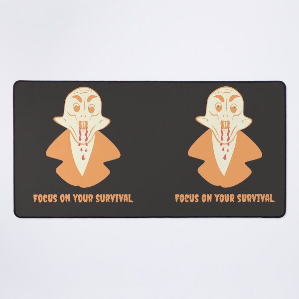 Item preview, Funny Nosferatu Survival Humor Illustration Orange Edition designed and sold by beboplab.