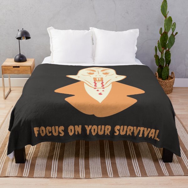 Item preview, Funny Nosferatu Survival Humor Illustration Orange Edition designed and sold by beboplab.