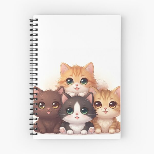 Item preview, Adorable Kawaii Cat Cuddle Pile  designed and sold by Stickivo.