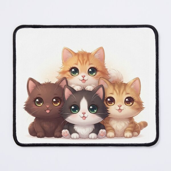 Item preview, Adorable Kawaii Cat Cuddle Pile designed and sold by Stickivo.