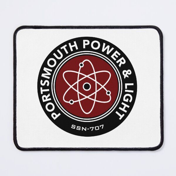 Artikelvorschau, SSN-707 Portsmouth Power & Light Shirt entworfen und verkauft von U.S. Navy Veteran Gear.