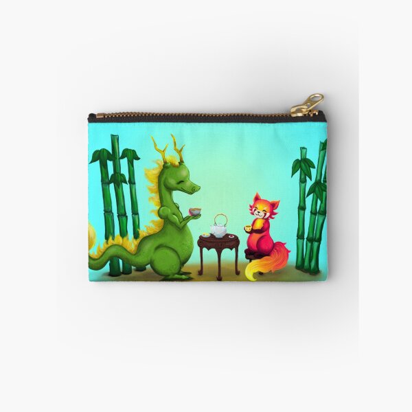 Item preview, Panda and Dragon at Tea Time designed and sold by fishbirdstudios.