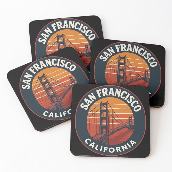 Item preview, San Francisco California USA Golden Gate Vintage Travel designed and sold by TomFrontierArt.