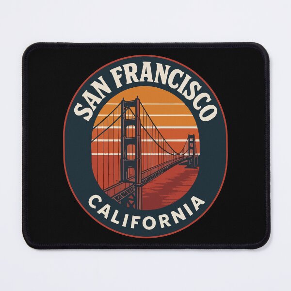 Item preview, San Francisco California USA Golden Gate Vintage Travel designed and sold by TomFrontierArt.