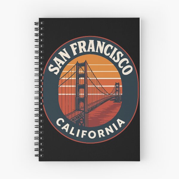 Item preview, San Francisco California USA Golden Gate Vintage Travel designed and sold by TomFrontierArt.