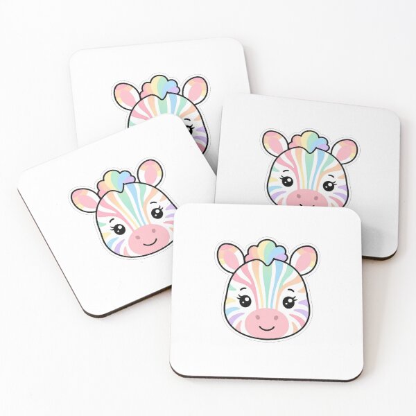 Item preview, Cute Rainbow Zebra Face Kawaii Animal designed and sold by Owcomm.