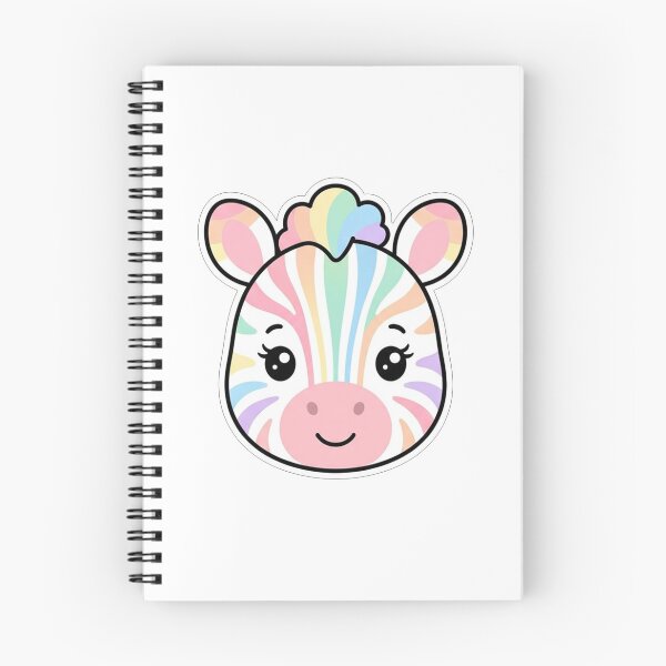 Item preview, Cute Rainbow Zebra Face Kawaii Animal designed and sold by Owcomm.