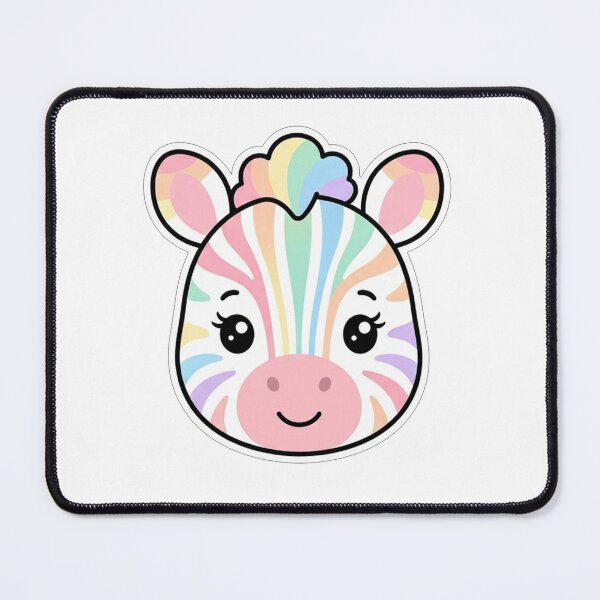 Item preview, Cute Rainbow Zebra Face Kawaii Animal designed and sold by Owcomm.