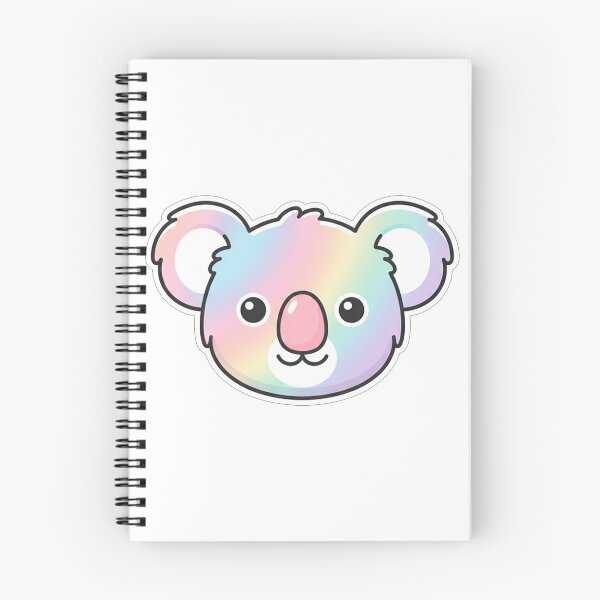Item preview, Cute Rainbow Pastel Koala Face Illustration designed and sold by Owcomm.